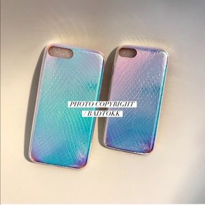 **FREE WITH PURCHASE** iPhone 7, 7 plus, 8, 8 plus holographic AB case